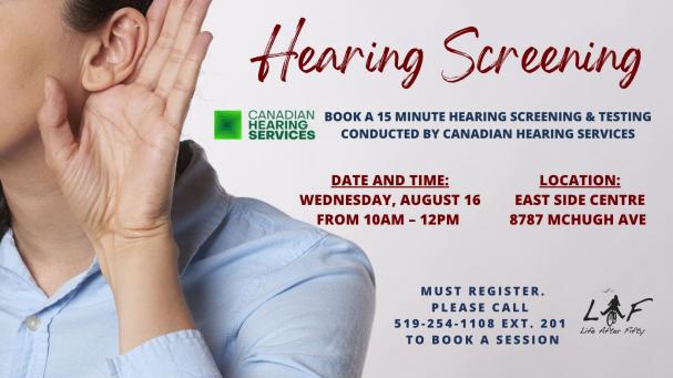 Hearing Screening: Canadian Hearing Services